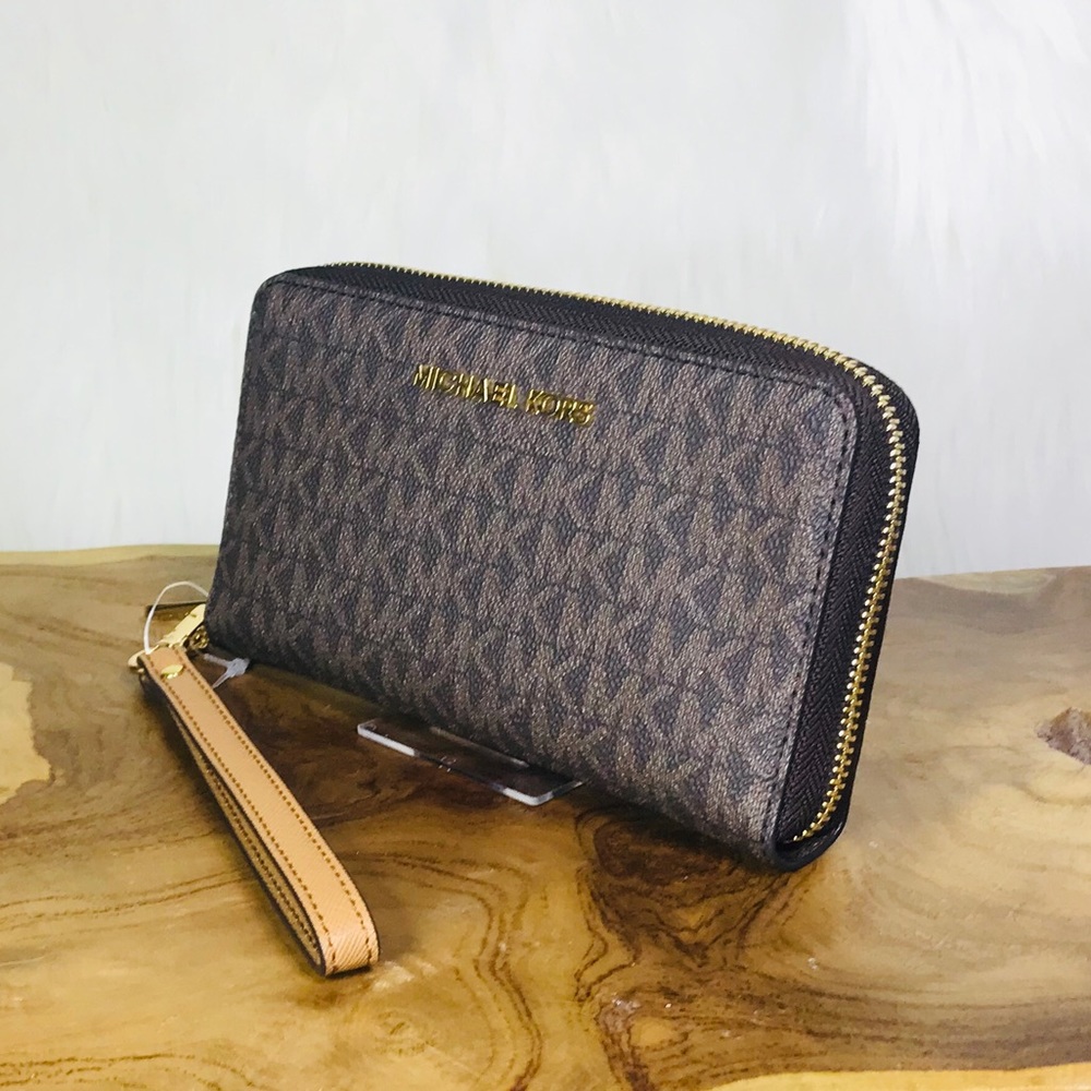 Michael Kors Jet Set Travel Phone Case Wallet - Picture 2 of 8